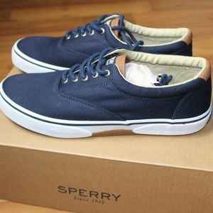 Sperry Top-Sider - Halyard CVO Saturated (Navy) Men's Memory Foam Shoes | Sz10.5